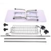 46in Professional Dog Pet Grooming Table Large Adjustable Heavy Duty Portable w/Arm & Noose & Mesh Tray